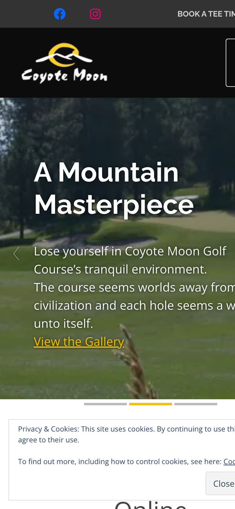 Coyote Moon Golf Course — the current site