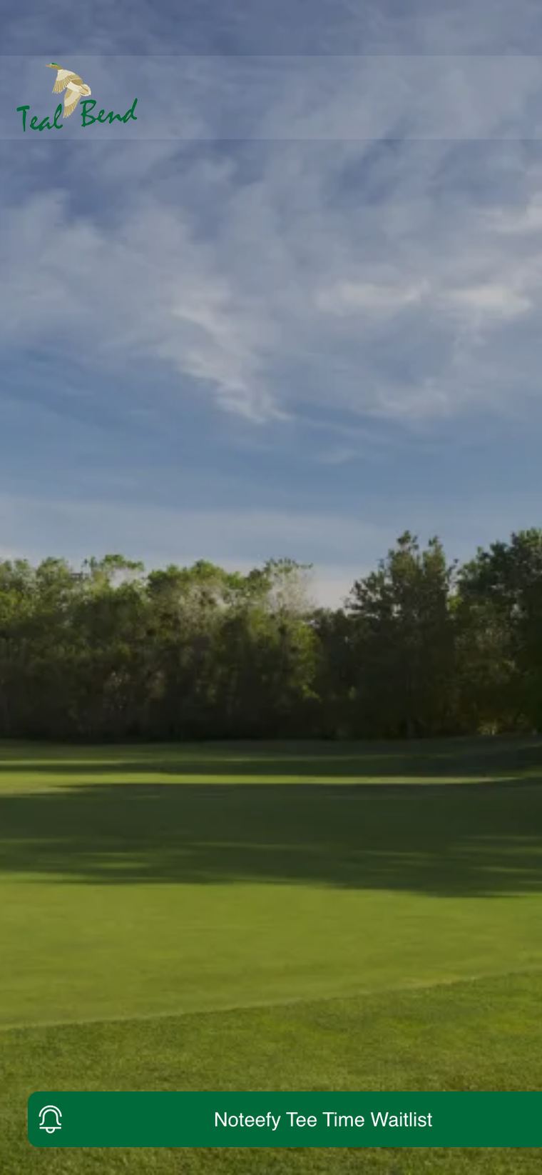 Teal Bend Golf Course — the current site